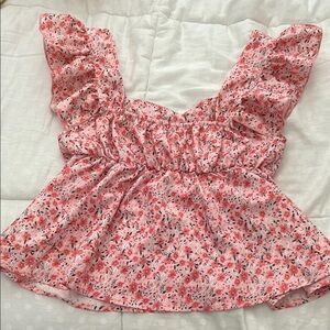 Floral Pink Women's Top